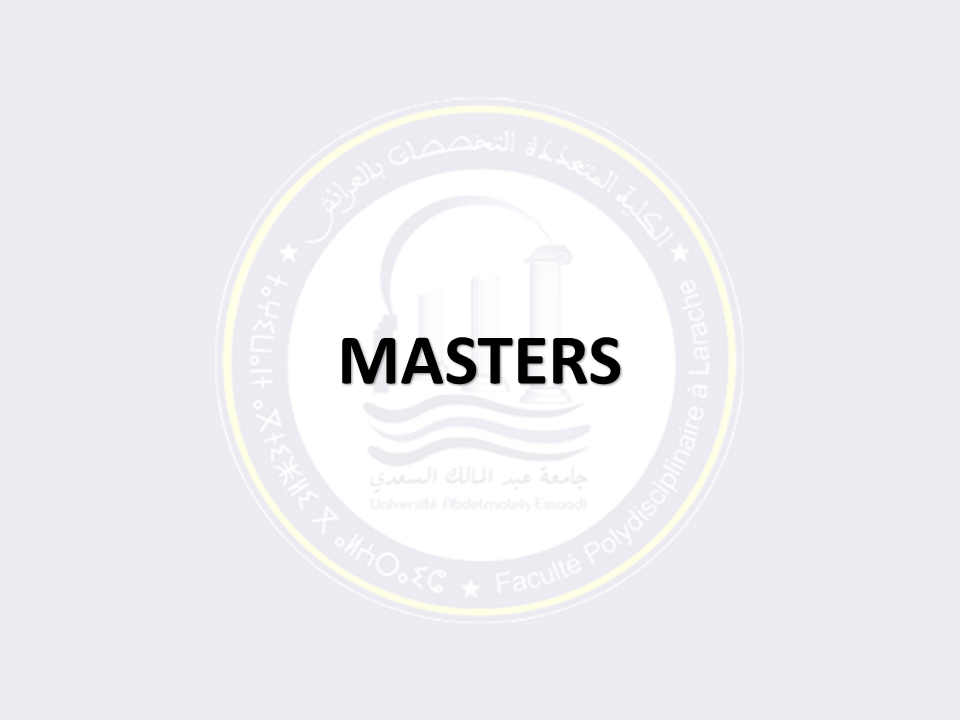MASTERS